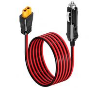 Adaptateur XT60 12V 24V DC pour ECOFLOW Prise Allume Cigare XT60 16AWG 3M | Chargeur de Voiture XT60 Plug pour DELTA Delta 3 2 Max Bluetti EB55 Anker 757 767 SOLIX C200 C300 C1000 Générateur Solaire