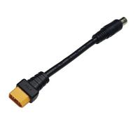 Adaptateur XT60 DC8020 - Gaine en silicone solide, portable | Cordon robuste de 0,9 m avec prise XT60 sécurisée et embout DC8020, câble adaptateur pour batterie de panneau solaire d'avion modèle