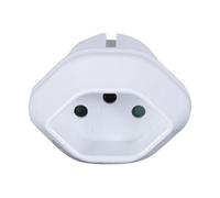Adaptateur de voyage - Suisse/France - blanc