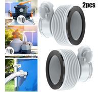 Adaptateurs de connexion - INTEX - Type B - Lot de 2 - Connexion 32 et 38 mm - Plastique