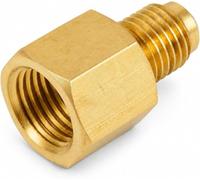 Adaptateurs de raccordement pour tuyau de 6,35 mm SAE vers G1/4'' à l'azote, adaptateurs en laiton pour filetages G1/4'' d'équipement à l'azote, connexion tubulaire filetée SAE 1/4