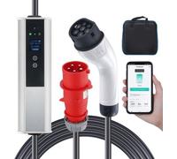Adaptateurs de recharge électrique - Chargeur 32 A avec prise CEE 32 - Câble de 7,5 m (16 A/20 A/24 A/32 A)