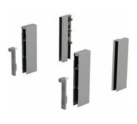 Adaptateurs DesignSide pour tiroir ArciTech-H124 mm-argent HETTICH