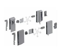 Adaptateurs DesignSide pour tiroirs Innotech Atira-anthracite-H144mm HETTICH