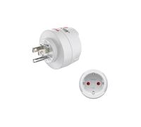 Adapter de Voyage type B, 3 pôles, p. USA, Canada, Caraïbes, Asie de l'Est