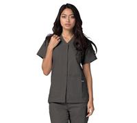 Adar Universal Blouse Médicale Femme - Tunique avec Boutons Pressions - 604 - Pewter - S