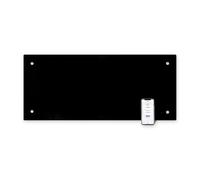Adax Clea H Radiateur Électrique Wi-Fi 800 W, Convecteur Mural, Noir | Chauffage électrique connecté, commande par smartphone, économique, hauteur 340 mm, salle de bain, IP24C