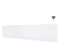 Adax CLea L - Radiateur Electrique Mural Intelligent Wi-Fi avec Commande par Smartphone - 800W | Chauffage Electrique | Chauffage d'appoint Salle de Bain | Hauteur Convecteur 222mm | IP24C KDT Blanc