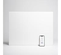 Adax Neo Compact - Radiateur Electrique Mural Intelligent Wi-Fi avec Commande par Smartphone - 1000W | Chauffage Electrique | Chauffage d'appoint Salle de Bain | Convecteur 420mm | IP24C | Blanc