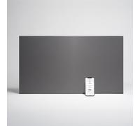 Adax Neo Compact - Radiateur Electrique Mural Intelligent Wi-Fi avec Commande par Smartphone - 1500W | Chauffage Electrique | Chauffage d'appoint Salle de Bain | Convecteur 420mm | IP24C | Gris