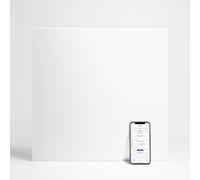 Adax Neo Compact - Radiateur Electrique Mural Intelligent Wi-Fi avec Commande par Smartphone - 500W | Chauffage Electrique | Chauffage d'appoint Salle de Bain | Hauteur Convecteur 420mm | IP24C, Blanc