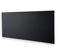ADAX Neo H Convecteur mural intelligent Wi-Fi avec commande par smartphone, économe en énergie, protection contre les projections d'eau, hauteur 330 mm, 1000 W | Protection antigel | Noir KWT | IP24C