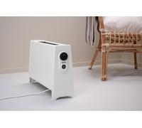 Adax Vilje - Blanc - 2000 watts, pose libre, avec écran digital et WiFi