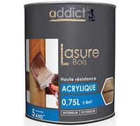 ADDICT LASURE BOIS BLEU 0.75 L chêne rustique