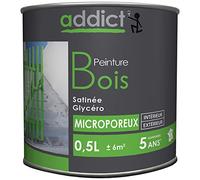 ADDICT PEINTURE BOIS 0.5 L gris minéral