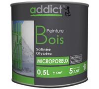 Addict Peinture Bois Glycéro Microporeuse 0L5 - Peintures bois