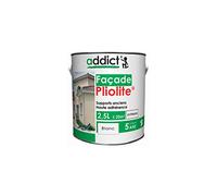 Addict - Peinture Mat pour façade à base de résine Pliolite 2,5 L - Blanc - ADD111925 - Addict