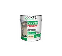Peinture Mat pour façade à base de résine Pliolite 2,5 L - Ton pierre - ADD111926 - Addict Ton Pierre