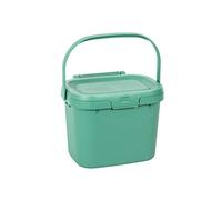 Addis 518534 - Poubelle à Compost de Cuisine à Usage Quotidien - bac au Couleur Verte Sauge pour déchets Alimentaires - 4,5 l