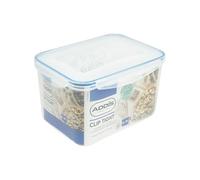 Addis Grande boîte de conservation alimentaire rectangulaire de 4,2 litres de haut avec fermeture hermétique en silicone sans BPA avec couvercle à verrouillage facile, transparent