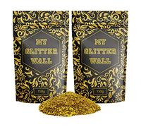 Additif paillettes « My Glitter Wall » pour peinture-émulsion, pour décorations murales en intérieur et en extérieur, 300 g (or)