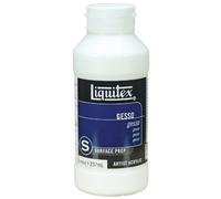 Liquitex Gesso Professionnel 5308 - Apprêt pour peintures acryliques, prêt à l'emploi, 237 ml Blanc
