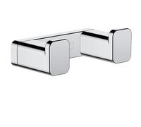 AddStoris Crochet double métallique 6,6x2x3,6cm avec fixations cachées, Chrome (41755000)