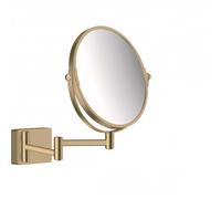Hansgrohe Miroir cosmétique AddStoris 24,6 x 24,6 cm arrondi 1x/3x bronze brossé 41791140