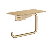 AddStoris Porte-papier WC mural avec tablette, Bronze brossé (41772140)