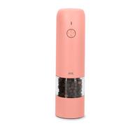 ADE Moulin à poivre électrique | moulin à sel | poivrier électrique mini | Salière et poivrière rechargeable USB-C pour piment et herbes | moulin à épices compact pour le camping | corail