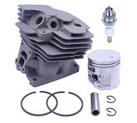 Adefol 47 MM Nikasil Tronçonneuse pour Stihl MS362 MS362C Piston de Cylindre Bougie d'allumage Kit de pièces de Rechange pour 1140 020 1200