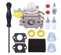 Adefol Carburateur avec filtre à air pour Homelite Ryobi UT22600 UT22650 RY09056 RY30550 remplacer pour Zama C1U-H60 25cc 26cc 30cc tondeuse souffleur