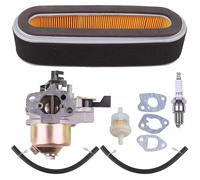 Adefol Carburateur avec Ligne de Filtre à air Kit pour Honda GXV120 GXV140 GXV160 HR194 HR195 HR214 HR215 5.5HP Tondeuse à Gazon