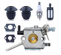 Adefol Kit Carburateur Filtre à Essence Pour Stihl H24D FS 48 52 56 62 66 81 86 106 FS48 FS52 FS56 FS62 FS66 FS81 FS86 FS106 Tondeuse à gazon, Remplacement Pour Walbro WT-45-1, 4126 1200 0600