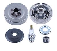 Adefol Kit de 3/8" Pignon Embrayage pour Stihl 017 018 MS170 MS180, Kit de Roulement à Aiguille, Tronçonneuse Pièce de Rechange 1123 640 2003 1123 160 2050 0000 958 1022
