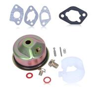 Adefol Kit de Carburateur GX120 pour Honda GX120 GX160 GX200 GXV120 GXV140 GXV160 Moteurs, avce 3 Joints de Carburateur, Filtre à Air en Caoutchouc, Remplacement 16010-ZE1-812