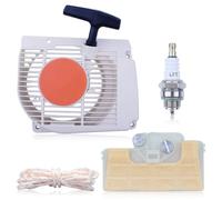 Adefol Kit de Lanceur pour STIHL 029, 030, 031, 039, MS290, MS310, MS390 Tronçonneuses, Corde de lanceur+Bougie d'allumage+Filtre à air, Remplacer 1127 080 2103, 11270802103