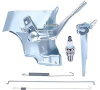 Adefol Levier du Bras de Commande des gaz Lien du gouverneur Ressort de Tige Kit pour Honda GX340 GX390 Chinois 188F 190F 11HP 13HP Moteur