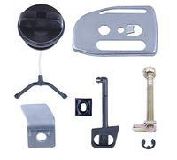 Adefol Plaque de Barre Chaîne Tendeur de réglage pour Husqvarna 36 41 136 137 141 142 Tronçonneuse à Essence Remplacer 530047855 avec Casquette Fule Contrôle du Starter
