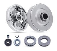 Adefol Tambour D'embrayage Pignon de Jante pour Stihl 026 MS260 024 MS240 MS261 MS270 Kit Réparation Tronconneuse Pieces Detachees avec 325-7 325-8 Pignon à Jante Remplacer 112 1160 2051