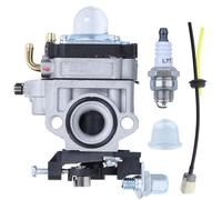 Adefol WYK-186 Kit Carburateur 32cc 34cc pour Echo SRM-260 SRM-261 PAS-260 SHC-260 pour Shindaiwa TL26 TU26 Moteurs 2 Temps 11mm Carburateur pièces détachées, pour Débroussailleuse, Tronçonneuse