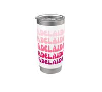 Adelaide Name Minimalist Design Gobelet isotherme en acier inoxydable double paroi