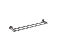 Adema Rise Porte-serviettes double - 60 cm - assorti à Grohe Brushed Hard Graphite SW1472881