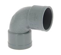 Adequa systèmes évacuation - Coude 87,5 PVC cf-88 raccords femelle/femelle Ø 32