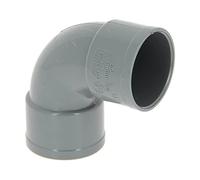Adequa systèmes évacuation - Coude 87,5 PVC ch-88 raccords femelle/femelle Ø 40
