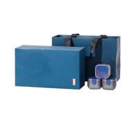 ADERFETBI Bocaux Rangement Cuisine Récipient de Stockage thé en Vrac, Petite boîte scellée, carrée Fer, Vide, Service à rétro, Coffret Cadeau Douze canettes(B)