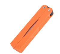 Adfaga Affûteur de couteaux de cuisine, pierre à aiguiser double face portable et pliable, grain 400 600, pierre à aiguiser la poussière de diamant pour la survie, le camping, la p