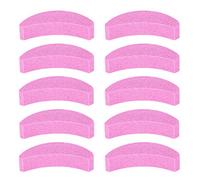 Adfaga Affûteur de tronçonneuse 10 pièces Kit de meule Rose en Forme de Croissant Portable pour Un affûtage Rapide et Facile des Dents de scie à chaîne, des travaux en Plein air et