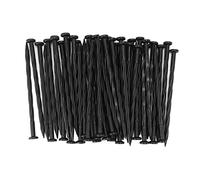 Adfaga Endroits de Bordure Paysage Pointes d'ancrage 50Pcs Heavy Duty en Nylon Spirale Jardin Endroits pour Paver Bordure Barrière de Mauvaises Herbes Tente De Gazon À Effet de