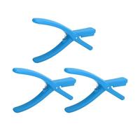 Adfaga Ensemble d'outils professionnels pour éplucher les écrevisses, 3 pièces, éplucheur de coquille efficace avec conception de protection des ongles pour utilisation au restaura (Bleue)